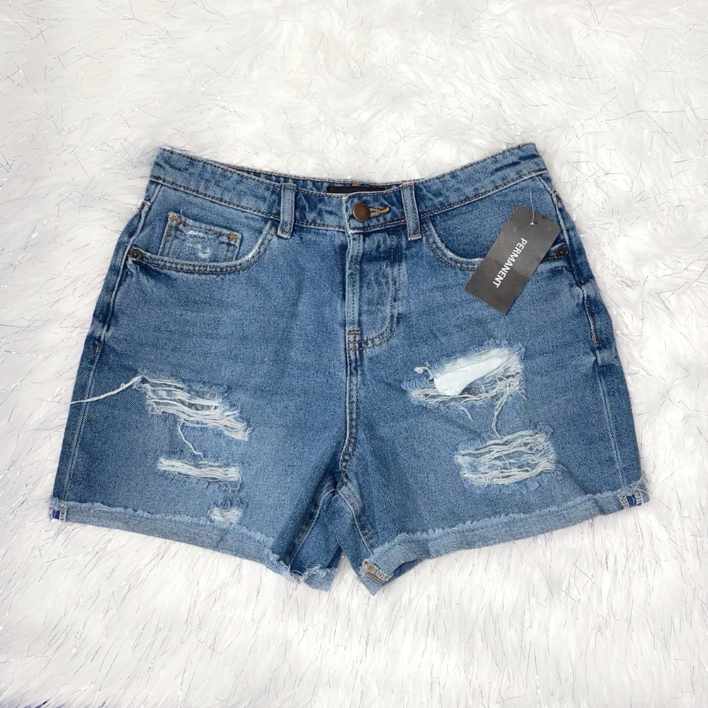 Denim shorts